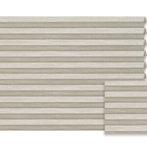 Beige plissé semi-transparant – Anwis C233