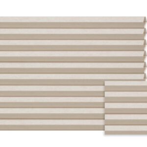 Beige plissé semi-transparant – Anwis C314