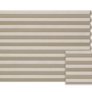 Beige plissé semi-transparant – Anwis C316