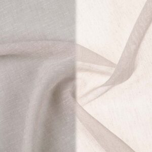 Crème gordijnstof transparant – L011