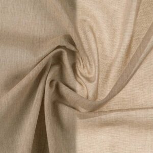 Beige gordijnstof transparant – L023