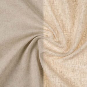 Beige gordijnstof transparant – L046