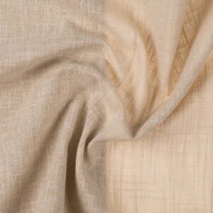 Beige gordijnstof transparant – L136