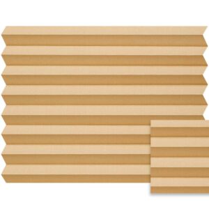 Beige plissé semi-transparant – Anwis N204