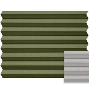Groen plissé semi-transparant – Anwis N211