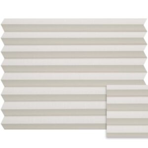 Beige plissé semi-transparant – Anwis N220