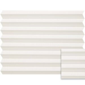 Wit plissé semi-transparant – Anwis N223