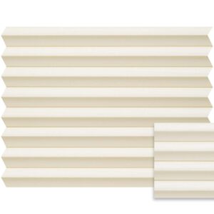 Crème plissé semi-transparant – N228