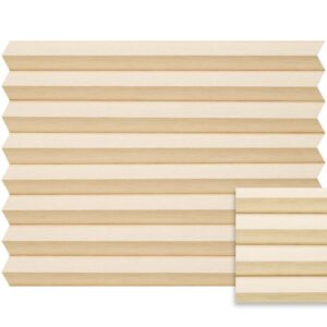 Beige plissé lichtdicht – Anwis N298