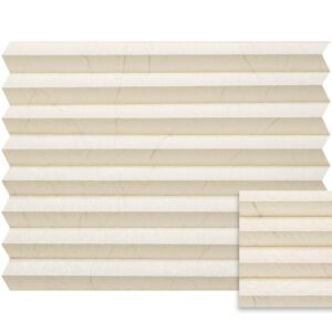 Crème plissé semi-transparant – Anwis N428