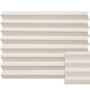 Crème plissé semi-transparant – Anwis N519